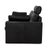 Two-Seater Sofa in Black Leather with Headrest from Cor For Sale - Image 16 of 17