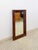 Mid-Century Modern Vintage MCM Tigerwood Inlay Rectangular Mirror Mid-Century Rare Find For Sale - Image 3 of 7