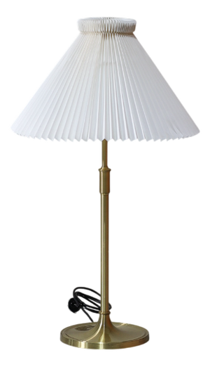 Vintage Danish 328 Table Lamp in Brass from Le Klint, 1940s