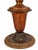 Traditional Vintage Art Nouveau Style Amber Glass Table Lamp With Ornate Metalwork For Sale - Image 3 of 8