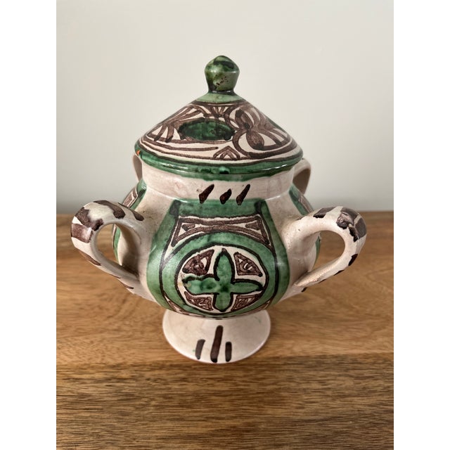 Mid-Century Modern 1960s Domingo Punter Lidded Vessel, Signed and Numbered-Spain For Sale - Image 3 of 9