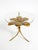 Mid-Century Florentine Gilded Side Table with Large Leaves and Glass Top, 1960s For Sale - Image 9 of 18