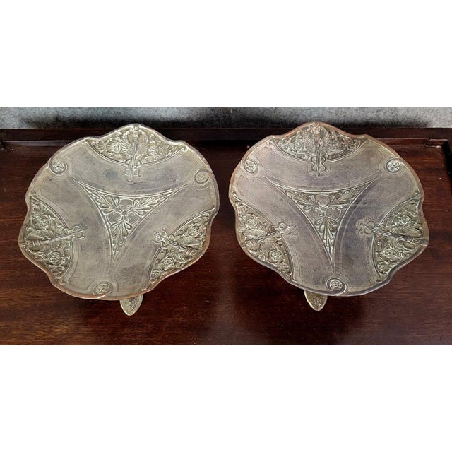 Art Nouveau Gilt Bronze Trinket Bowls, 1890s, Set of 2 For Sale - Image 3 of 5