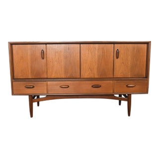 Mid 20th Century Small G Plan "Scandinavian Range" Credenza in Teak #1, Attributed For Sale