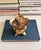 Vintage Solid Brass Flower Match Holder and Toothpick Cup For Sale - Image 9 of 12