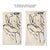 “Female Unprimed 11” (2026). Acrylic on unprimed canvas by Anna Pepe. Elegant abstract female body painting, black lines...