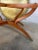 1950s Moroccan Brass Tray Table on Mid-Century Modern Base For Sale In Los Angeles - Image 6 of 12