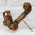 French 1940s corkscrew by Laurent Siret. Crafted from an organically shaped branch of grapewood. Stamped ’Laurent Siret...