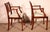 Mahogany Armchairs in the style of Hepplewhite, 1890s, Set of 2 For Sale - Image 5 of 12
