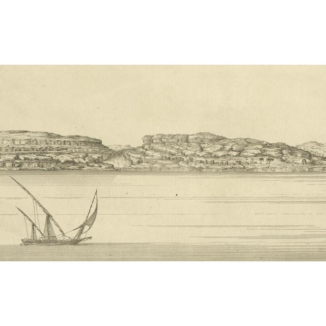 Norden, Mountains of Bennehassein and Hermit Grottos Nile, 1755, Engraving For Sale - Image 6 of 11