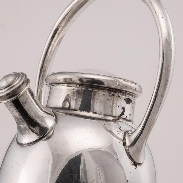 1940s American Silver Plated Milk Churn Cocktail Shaker, 1940s For Sale - Image 5 of 12