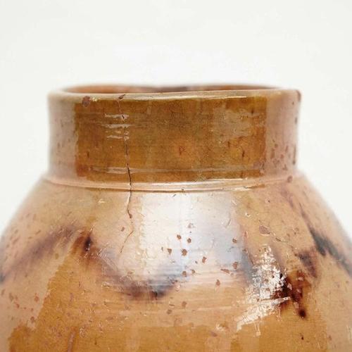 Early 20th Century Rustic Traditional Ceramic Vase For Sale - Image 4 of 9