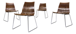 Vintage Norwegian Dining Chairs by Kjell Richardsen for Tynes Møbelfabrikk, 1960s, Set of 4