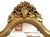 Vintage Rococo French Style 20th C Gilt Carved Wood Marble Console Table & Mirror For Sale - Image 14 of 15