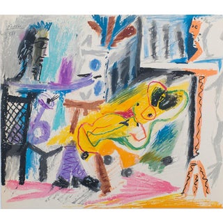 Pablo Picasso, The Painter and His Model, Lithograph For Sale