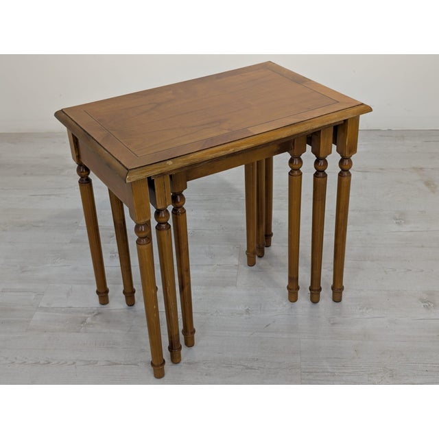 Set of Mid-Century Inlaid Trojak Tables, Set of 3 For Sale - Image 13 of 17