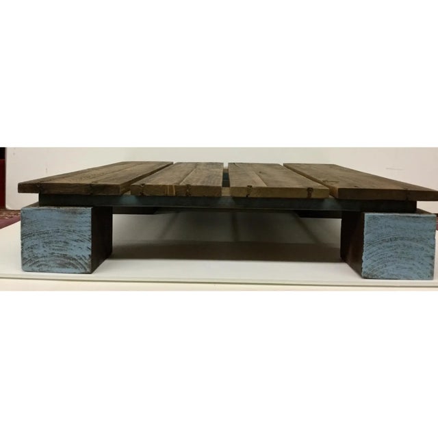 Repurposed Low Meditation Table/Plant Stand For Sale - Image 15 of 17