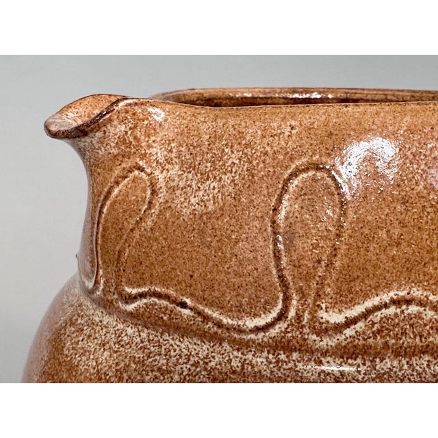 1950s Modernist Studio Ceramic Art Jug Vase from Helma Klett, Germany, 1950s For Sale - Image 5 of 13