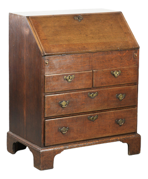 Antique English Oak Secretary, 18th Century