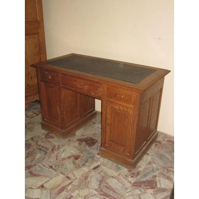 Black Vintage Chestnut Desk Chair, 1890s For Sale - Image 8 of 11