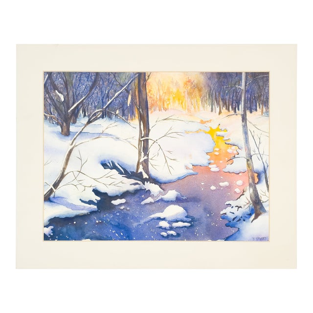 Winter Forest - Tomoko Parry, C. 1990s For Sale