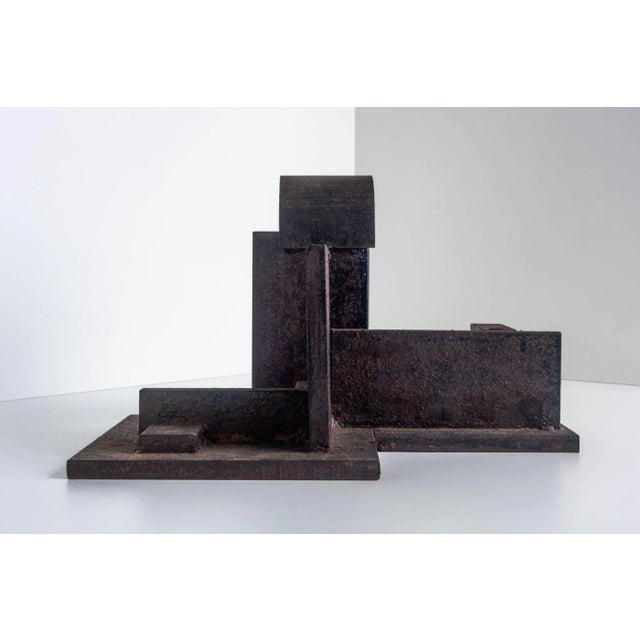 Tony Rosenthal " Ingathering Maquette" Welded Steel Architectural Sculpture For Sale In Chicago - Image 6 of 8