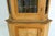 Danish Modern Mid Century Corner Cabinet W Leaded Glass For Sale - Image 4 of 15