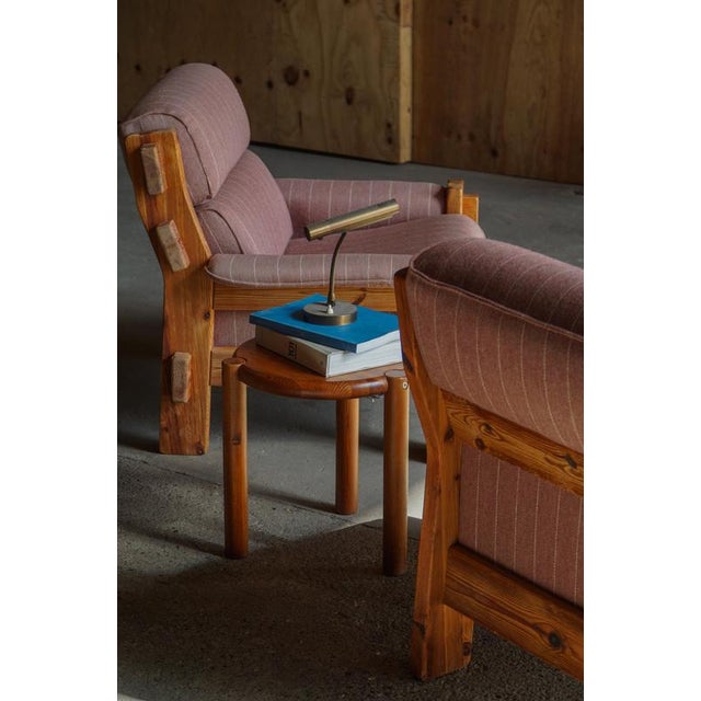 Scandinavian Modern Tripod Stool with Circular Seat, 1970s For Sale - Image 16 of 18