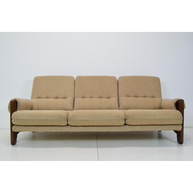Mid-Century Three Seat Sofa, 1970s For Sale - Image 4 of 18