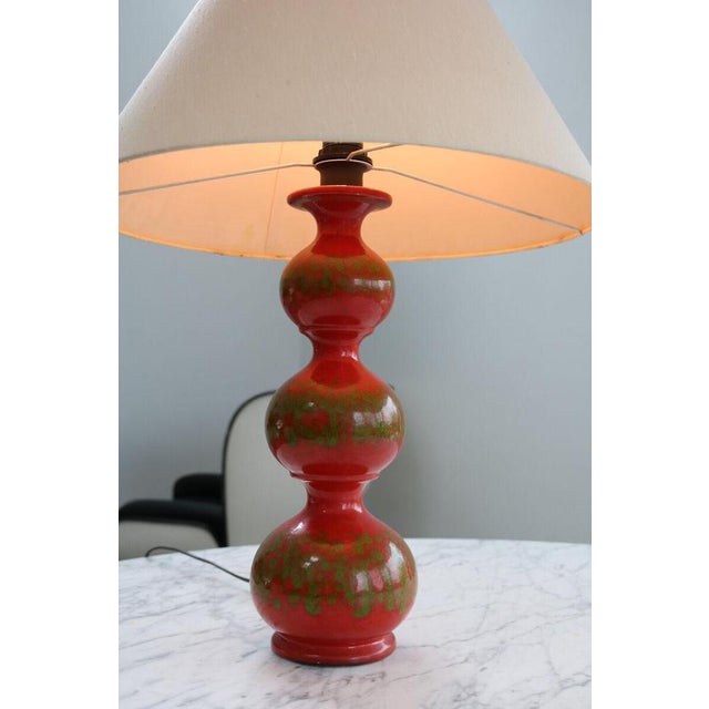 1970s Space Age Bubble Ceramic Table Lamp from Kaiser Leuchten, 1960s For Sale - Image 5 of 10
