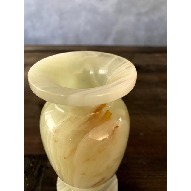 Light Green Alabaster Vase Chairish