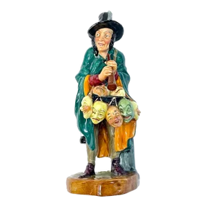 Vintage Royal Doulton Mask Seller Figurine