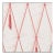 Sample - Schumacher X Paul Poiret DraperyWallpaper in Blush For Sale