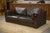 Minimalist Sofa in Leather and Macassar Ebony, 1980s For Sale - Image 6 of 15