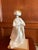Japanese Vintage Japanese Ceremonial Figure in Ivory Kimono on Wood Base For Sale - Image 3 of 6