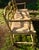 Country French Settee Bench Canned Rush Seats Vintage For Sale - Image 4 of 10