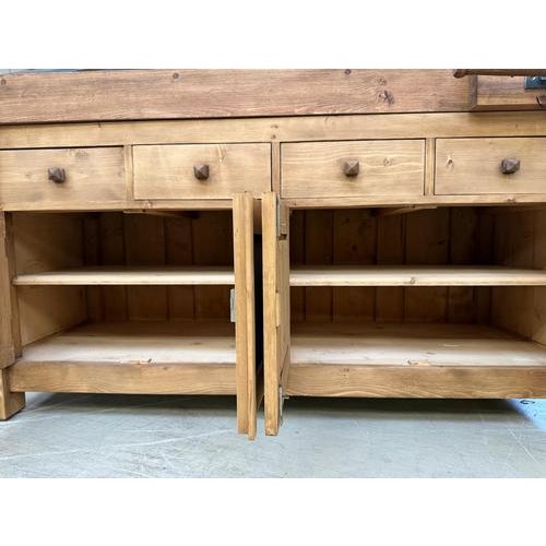 Antique Workbench Counter in Wood For Sale - Image 6 of 12
