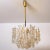 Ice Glass Light Fixtures, 2 Wall Scones and 2 Chandeliers from Kalmar, Set of 4 For Sale - Image 16 of 18