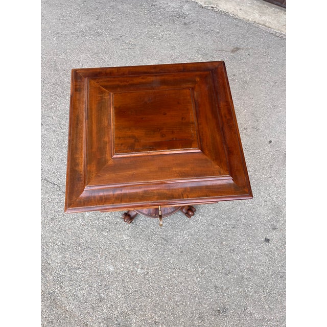 20th Century Walnut Smoking Table For Sale - Image 10 of 11