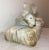 Alabaster 1910s Huge Antique Hand Carved Alabaster Stone Big Tiger Cat Lamp Sculpture Statue For Sale - Image 8 of 14