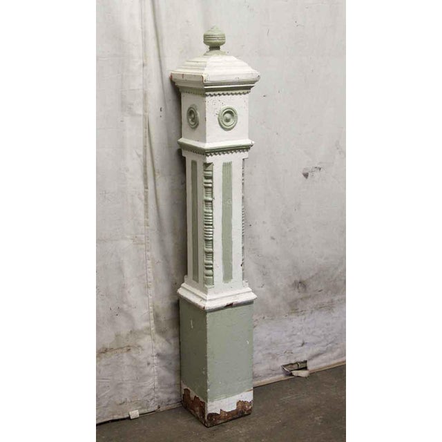 Vintage Carved Wooden Newel Post Chairish