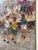 Jean Boissin Mid-Century Impressionist Style Oil Painting Carnival Scene in France For Sale - Image 10 of 15