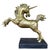 Vintage Solid and Heavy Brass Unicorn Statue on Marble Base For Sale - Image 12 of 12