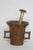 Miniature Apothecary Handled Mortar and Pestle 2pc Pair Solid Brass Bronze 5095b For Sale - Image 4 of 9