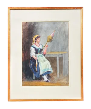 19th Century Sketch of a Woman