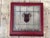 Early 20th C. Stained Glass Window - Shield / Crest in Wine Red and Old Gold For Sale - Image 12 of 13