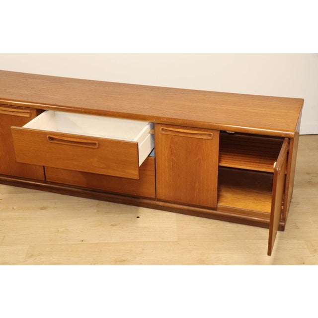 Low Teak Sideboard from Meredew, 1960s For Sale - Image 12 of 18
