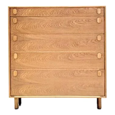 Vintage Oak Chest of Drawers from Meredew, 1960s For Sale