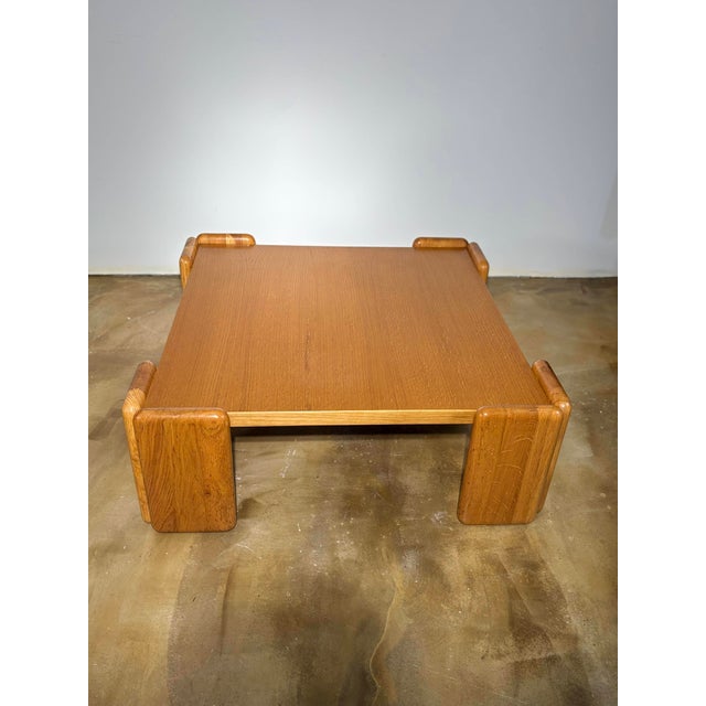 Oak Coffee Table by Mario Marenco for Mobilgirgi, Italy, 1970s For Sale - Image 8 of 18