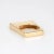 Late 20th Century Vintage Tiffany & Co Square Ruby & 18k Yellow Gold Ring Size 6 For Sale - Image 5 of 7